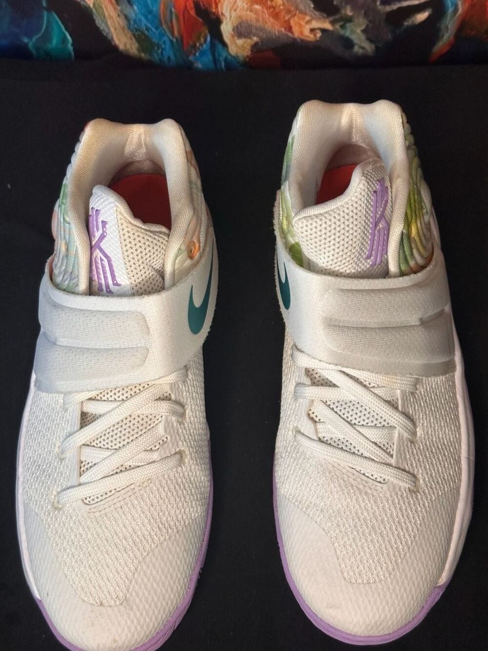 Nike Kyrie 2 GS Easter White Lilac Basketball Shoes 826673-105